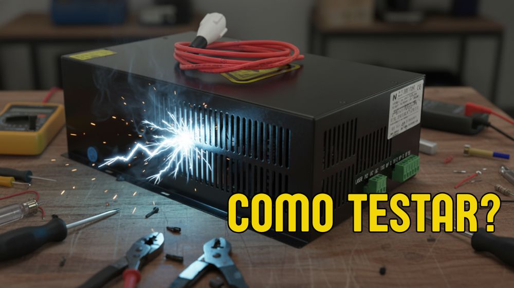 Como testar a fonte do laser CO2: Guia prático de diagnóstico e segurança para sua máquina CNC laser