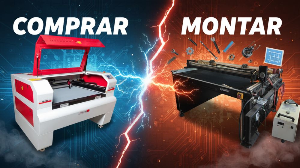 Montar ou Comprar Máquina Laser Co2: Qual a Melhor Escolha para Você?