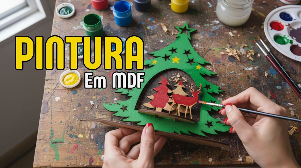 Guia Definitivo: Como Pintar MDF Cortado a Laser com Acabamento Profissional