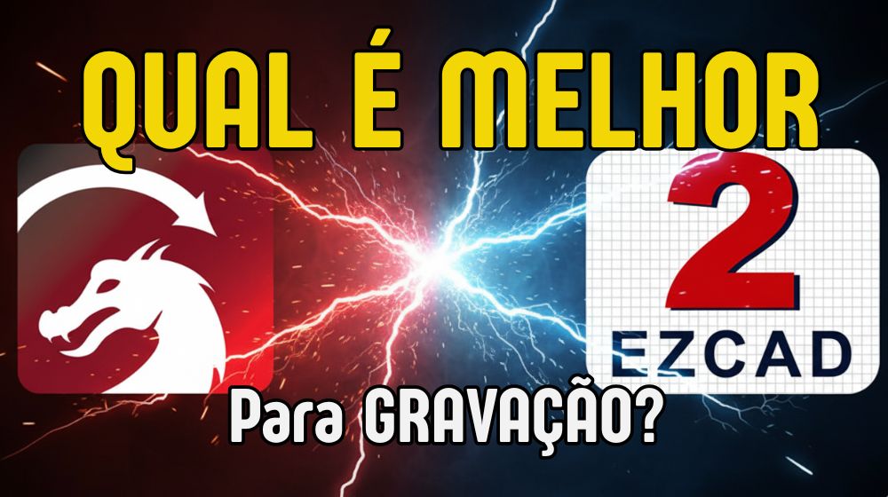 EZCad vs Lightburn: Qual o melhor software para sua Máquina Laser Fiber de até 100w?