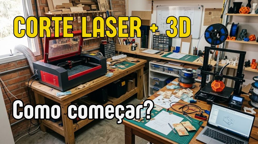 Manufatura Híbrida: O Guia Definitivo para Unir Impressão 3D, CNC e Laser em um Único Projeto de Alta Precisão