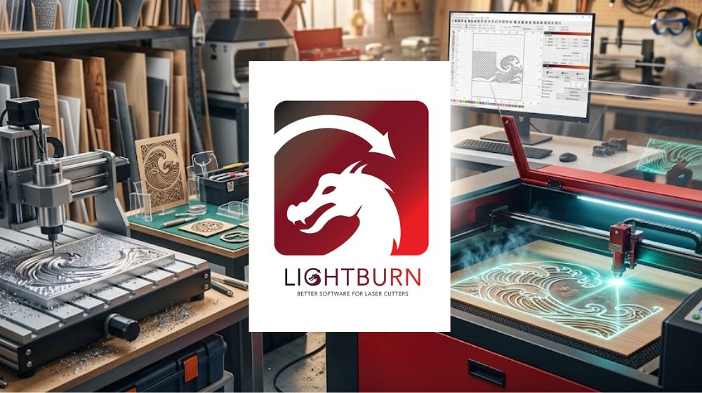 LightBurn Sem Hardware: O Fim das Câmeras e do Bridge e o Futuro do Software de Laser