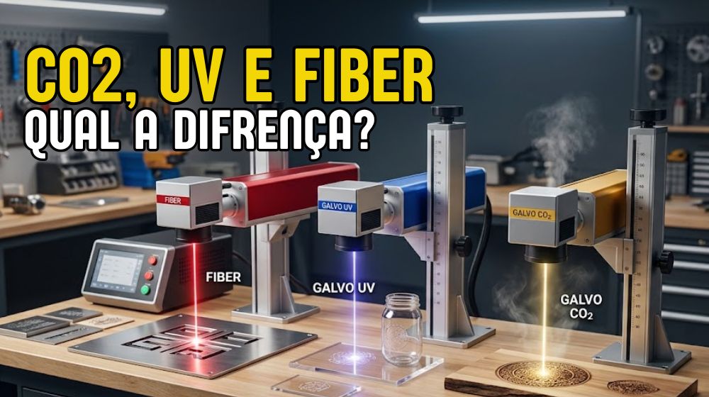 Entenda as diferenças reais entre Fiber, Galvo UV e Galvo CO2