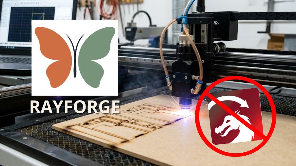 Rayforge vs Lightburn: O Software Gratuito Para Corte e Gravação a Laser Vale a Pena?