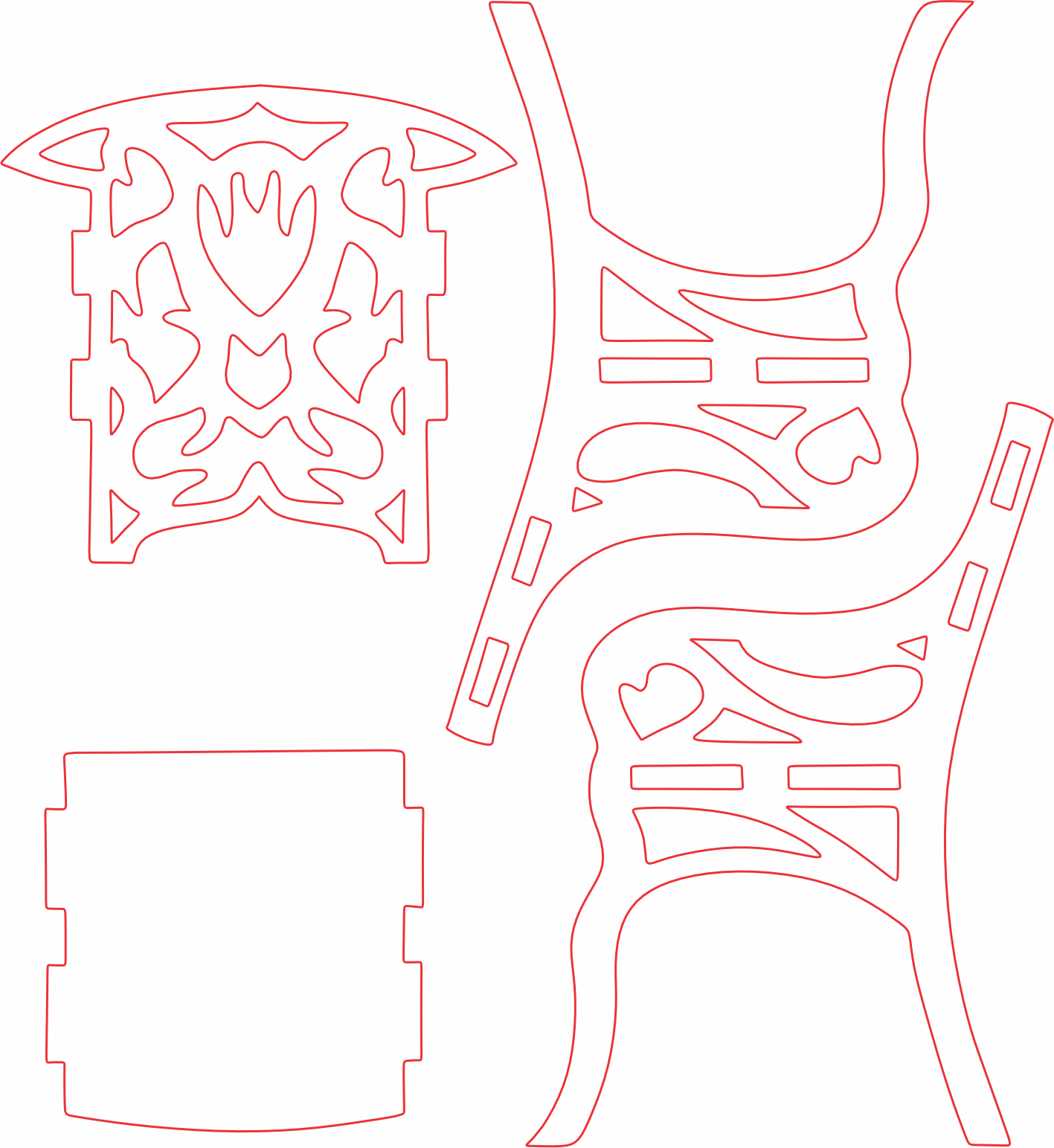 imagem do arquivo vetor para download 3D CADEIRA Miniatura