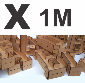 imagem do arquivo vetor para download Alfabeto em forma de caixa Letra X 1 Metro