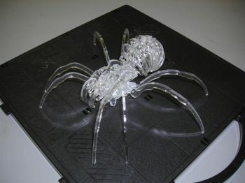 imagem do arquivo vetor para download Aranha 3D Cortada a Laser