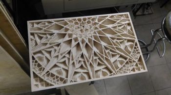 imagem do arquivo vetor para download Arquivo CNC de Mandala em Madeira 