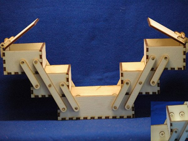 imagem do arquivo vetor para download Arquivo CNC para Corte em Madeira de Caixa