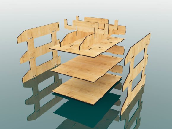 imagem do arquivo vetor para download Arquivos SVG para Organizador de Mesa