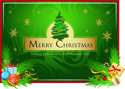 imagem do arquivo vetor para download Arte Natalina  Merry Christmas