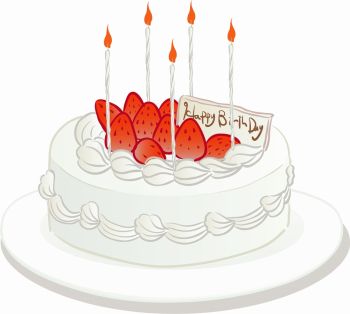 imagem do arquivo vetor para download Arte vetorial de bolo de aniversario