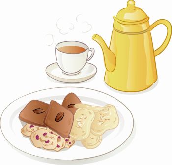 imagem do arquivo vetor para download Arte vetorial de café da manhã
