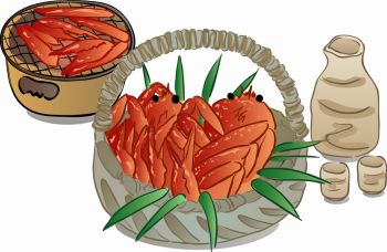 imagem do arquivo vetor para download Arte vetorial de carangueijo das neves
