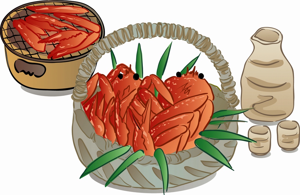 imagem do arquivo vetor para download Arte vetorial de carangueijo das neves