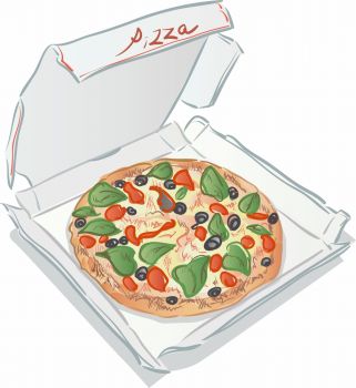 imagem do arquivo vetor para download Arte vetorial de pizza