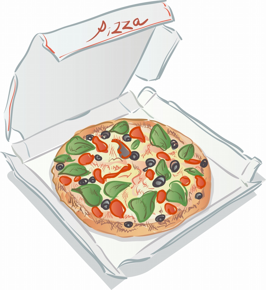 imagem do arquivo vetor para download Arte vetorial de pizza