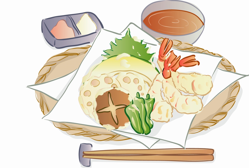 imagem do arquivo vetor para download Arte vetorial de prato de comida japonesa