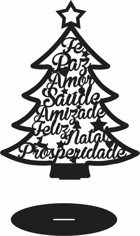 imagem do arquivo vetor para download Arvore Natal 30x22