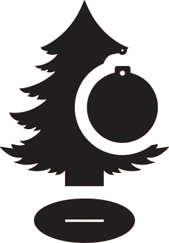 imagem do arquivo vetor para download Arvore de Natal com bola embutida.