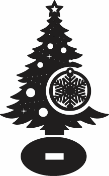 imagem do arquivo vetor para download Arvore de Natal decorativa