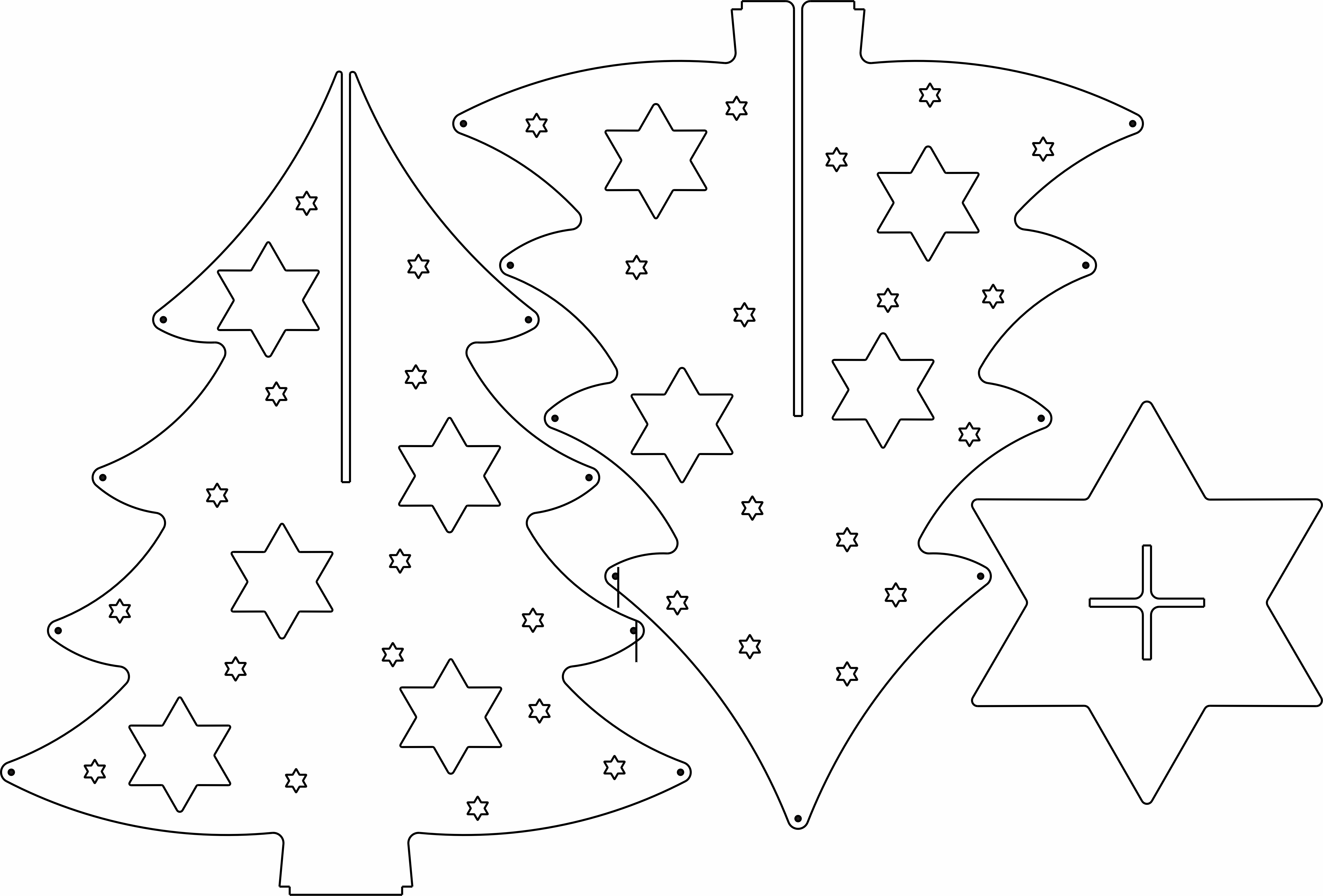 imagem do arquivo vetor para download Arvore de Natal decorativa