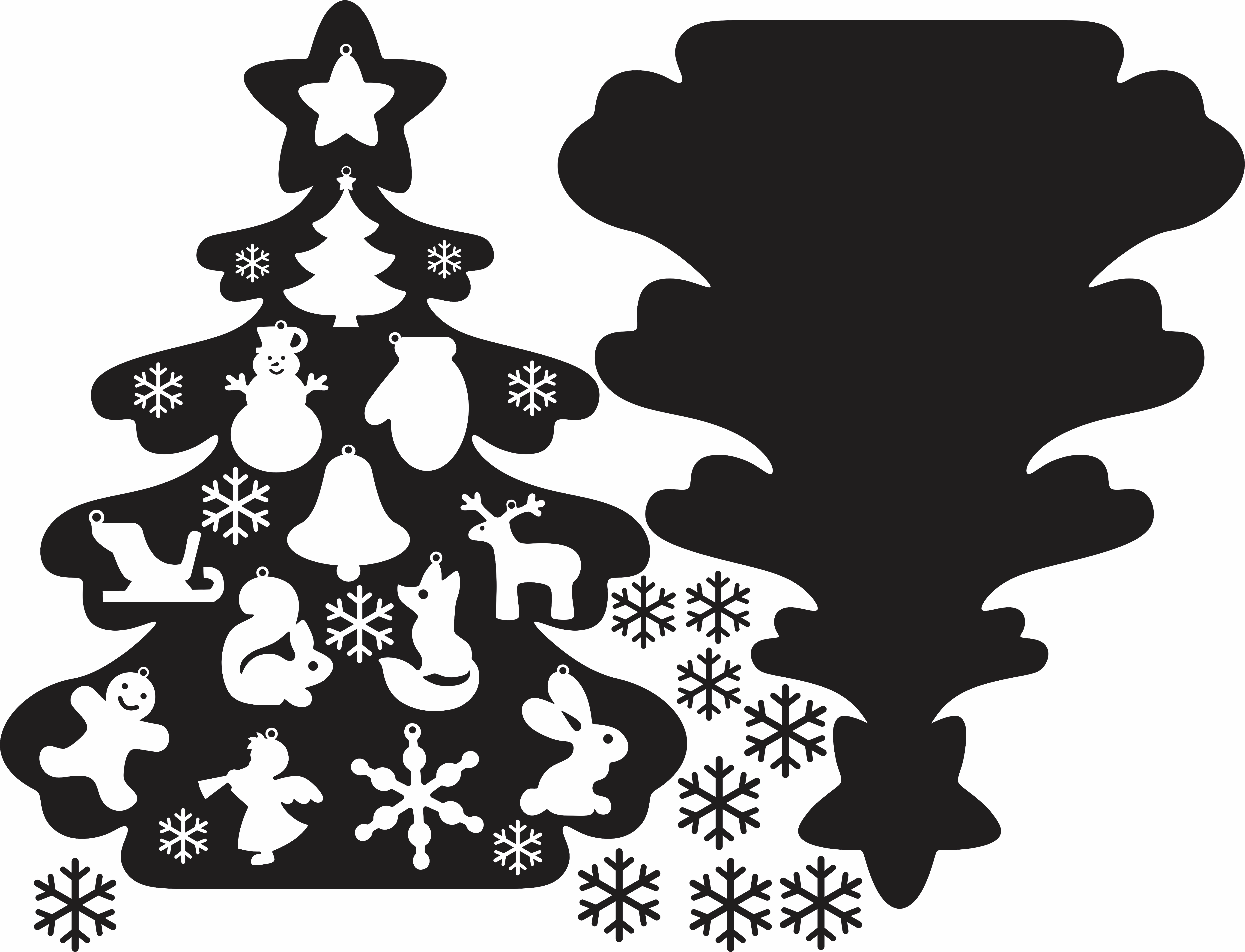 imagem do arquivo vetor para download Arvore de natal 