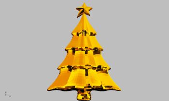 imagem do arquivo vetor para download Arvore de natal 3D