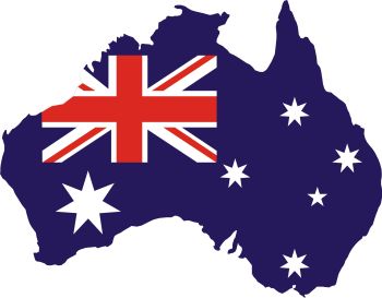 imagem do arquivo vetor para download Bandeira da  Austrália