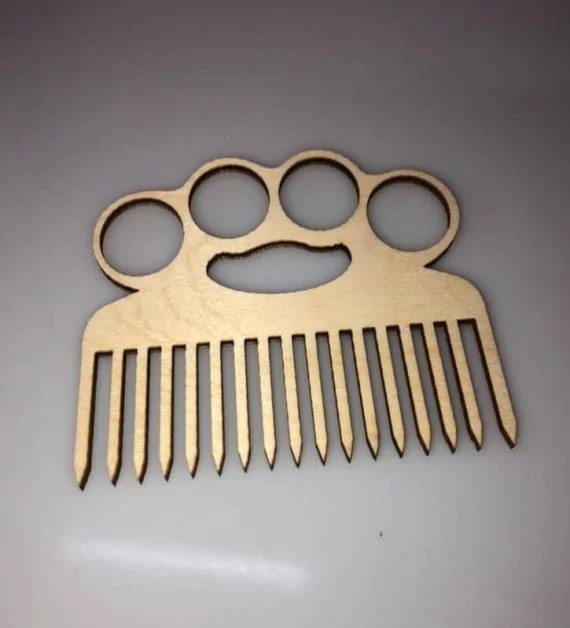 imagem do arquivo vetor para download Barba de Nós de Madeira Cortada a Laser
