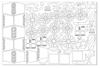 imagem do arquivo vetor para download Bicicleta decorativa