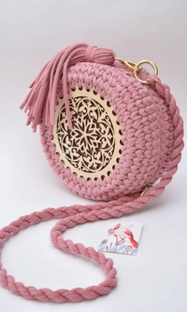 imagem do arquivo vetor para download Bolsinha de Crochet 