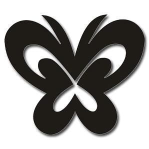 imagem do arquivo vetor para download Borboleta Simples