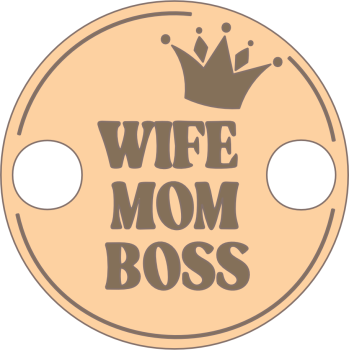 imagem do arquivo vetor para download Braceletes de para o Dia das Mães. Wife Mom Boss