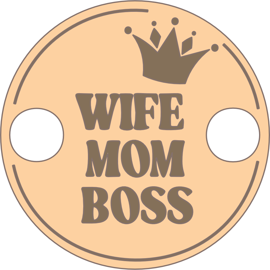 imagem do arquivo vetor para download Braceletes de para o Dia das Mães. Wife Mom Boss
