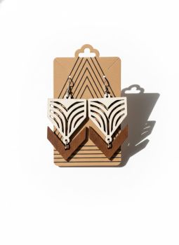 imagem do arquivo vetor para download Brincos Geométricos