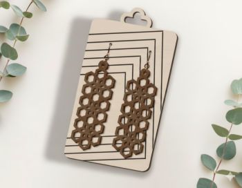 imagem do arquivo vetor para download Brincos Geométricos