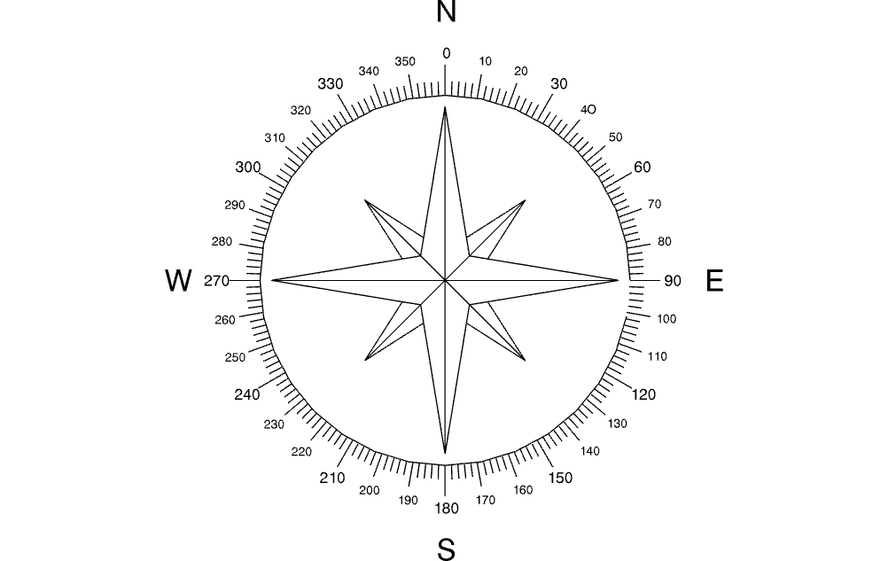 imagem do arquivo vetor para download Bússola da seta do norte