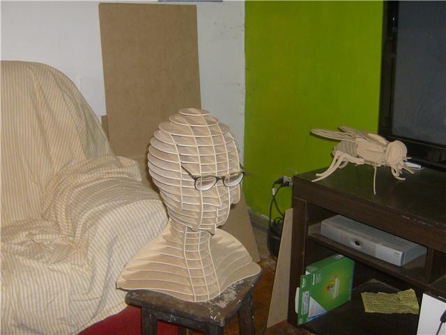 imagem do arquivo vetor para download Cabeça 3d 