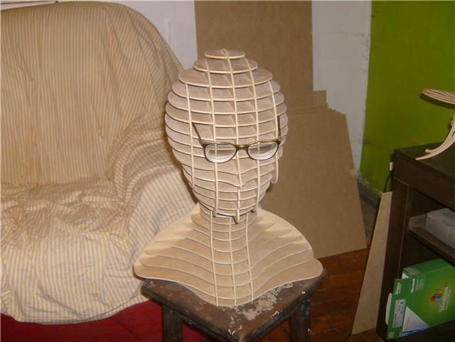 imagem do arquivo vetor para download Cabeça 3d 