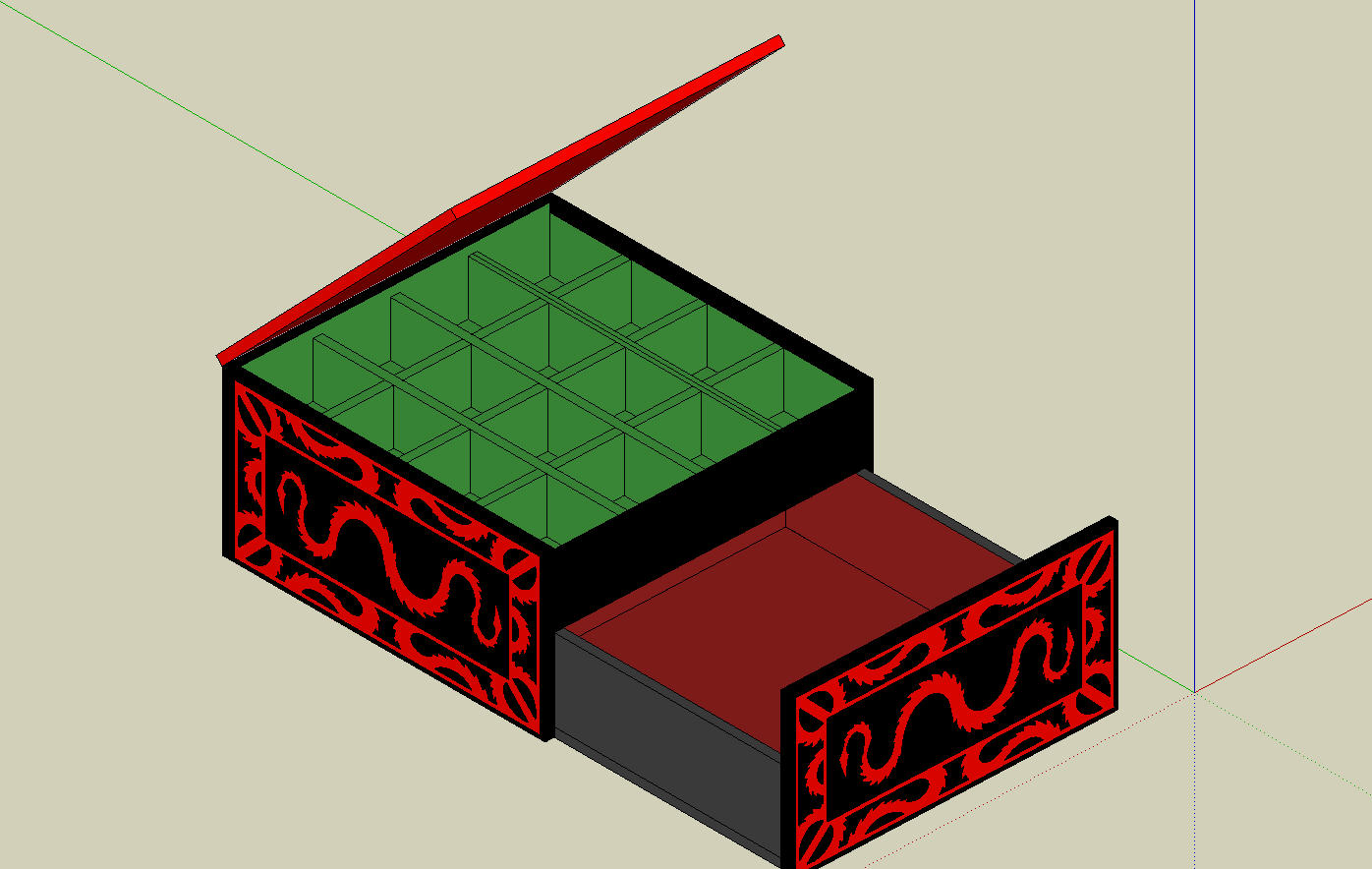 imagem do arquivo vetor para download Caixa Dragão 