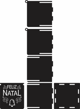 imagem do arquivo vetor para download Caixa Natalina