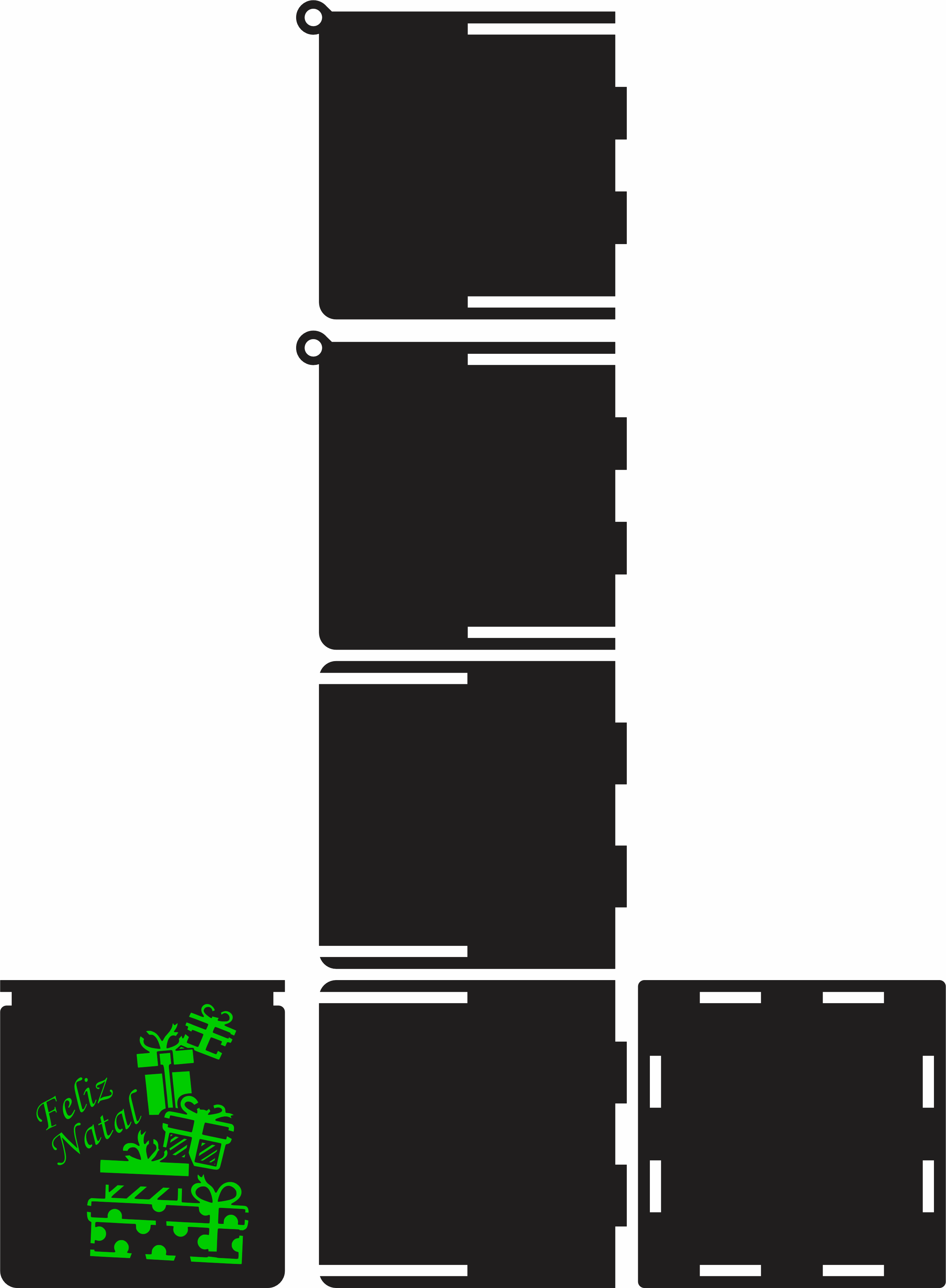 imagem do arquivo vetor para download Caixa Natalina