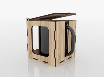 imagem do arquivo vetor para download Caixa de Caneca