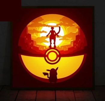 imagem do arquivo vetor para download Caixa de Luz Pokémon de Alta Qualidade 