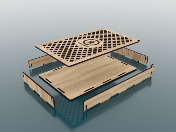 imagem do arquivo vetor para download Caixa de presente para joias decorativas