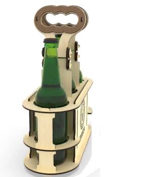 imagem do arquivo vetor para download Caixa do suporte da cerveja, suporte de garrafa