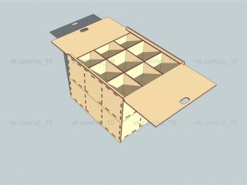 imagem do arquivo vetor para download Caixa para bolas de Nata