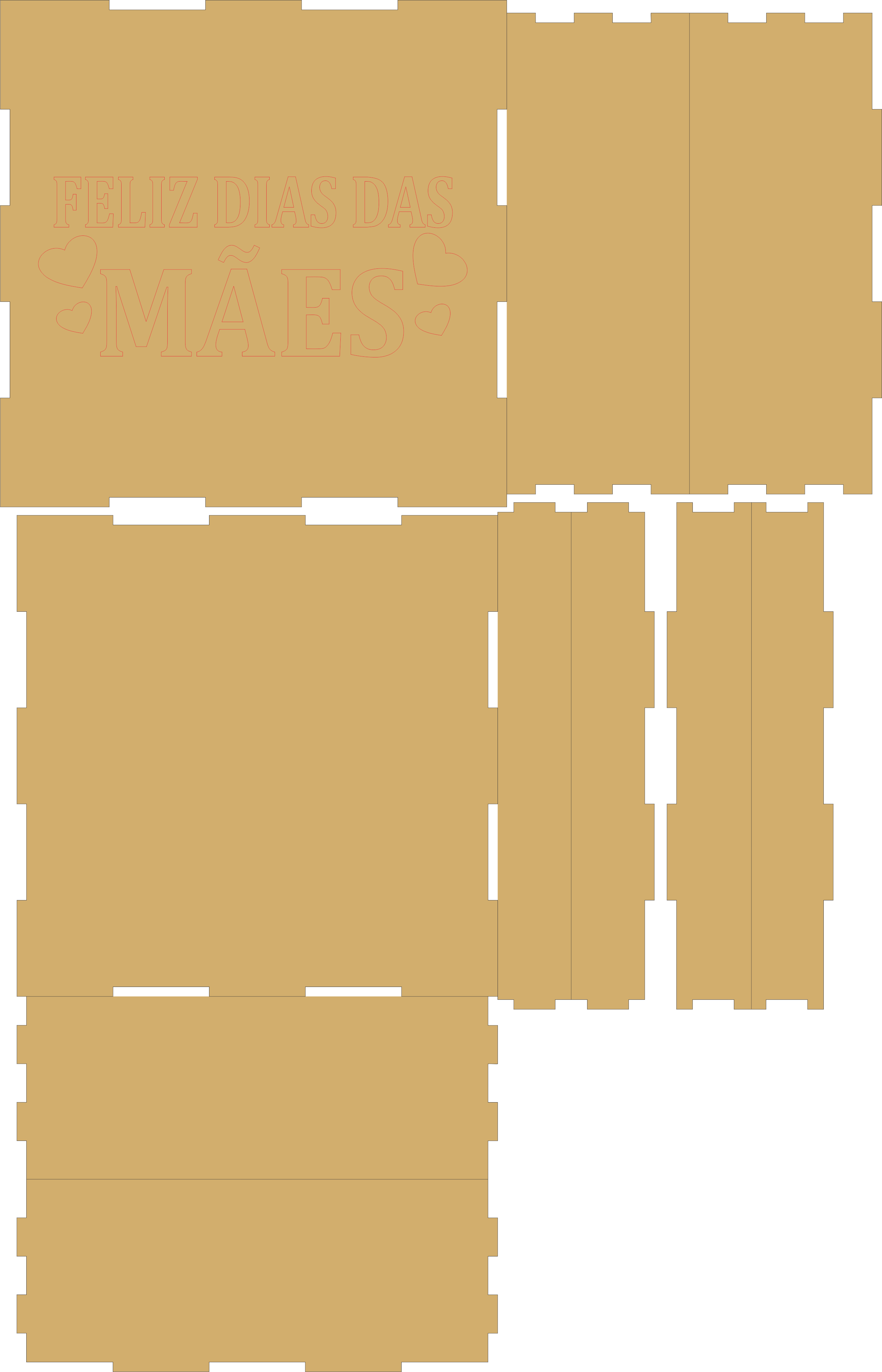 imagem do arquivo vetor para download Caixa para dias das Mães