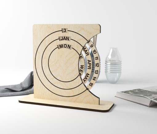 imagem do arquivo vetor para download Calendário Perpétuo